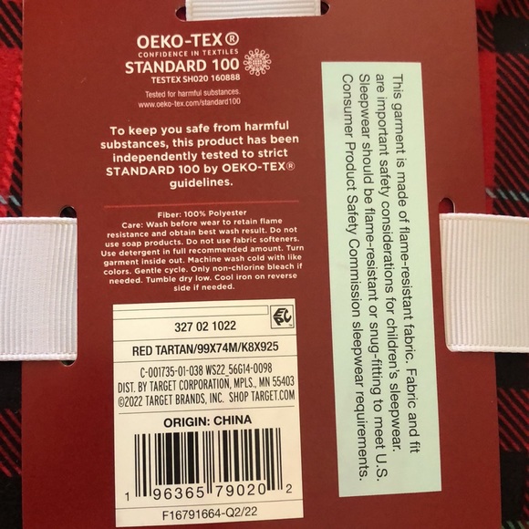 Wondershop Toddlers Flannel Pajama Set - Picture 3 of 3